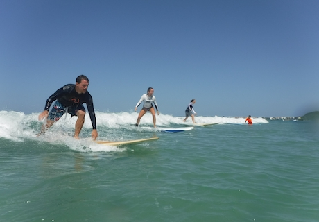 Clase de Surf Playa Lanchas